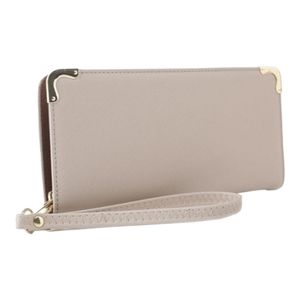 🔥NWT🔥 Sand Color Faux Leather Zip Wallet